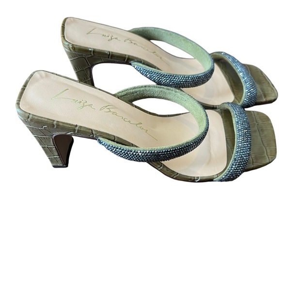 Luiza Barcelos Green Block Heel - Picture 5 of 6